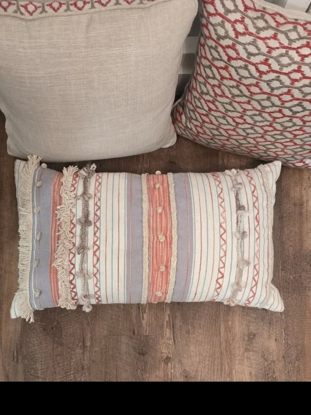 Laura Ashley woven lumbar
